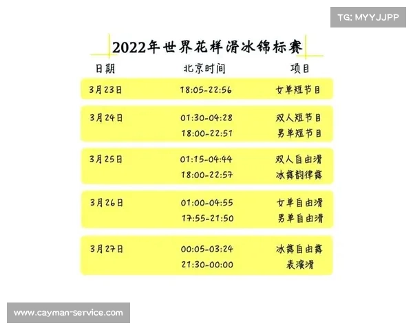 花滑比赛时间2022 花滑比赛时间2022